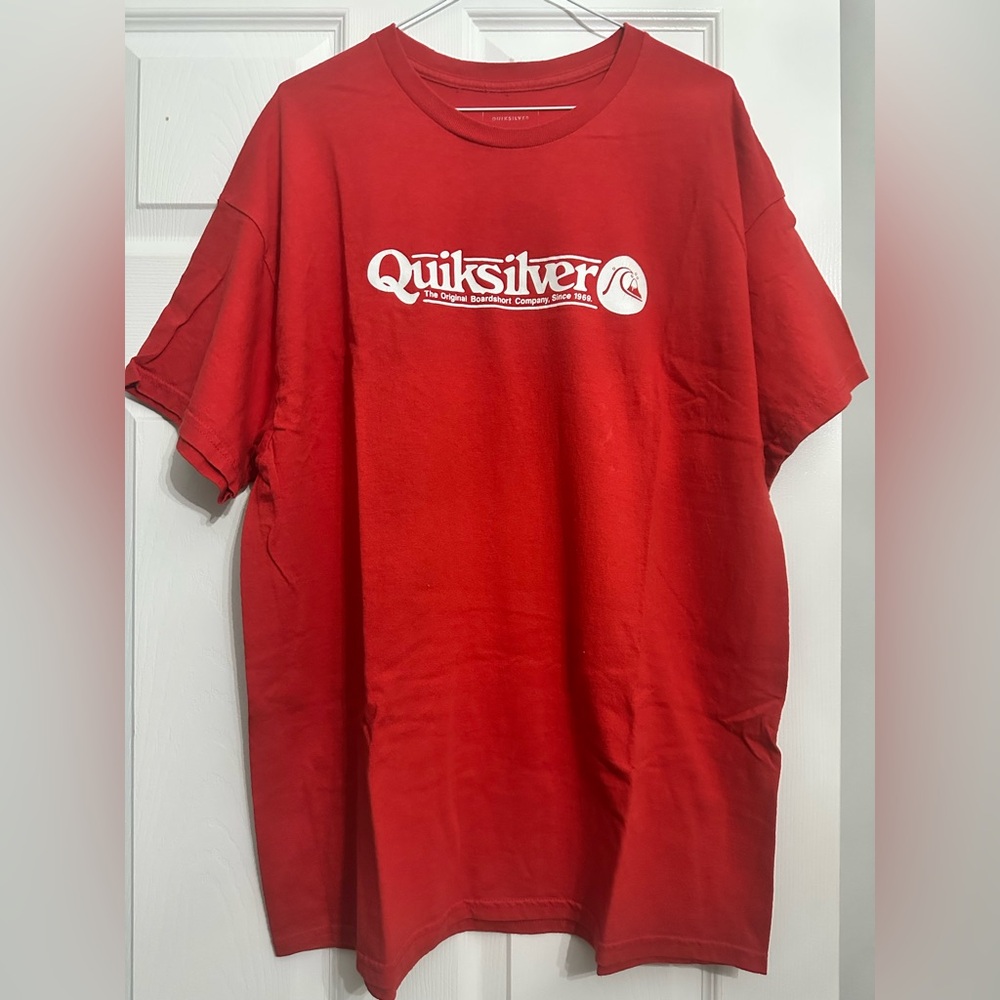 Quiksilver Red Graphic T-Shirt